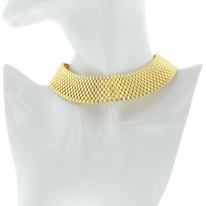 CAROLINE - A collar in light gold with choker effect: for a woman that wants to attract attention! - A.Z. Bigiotterie