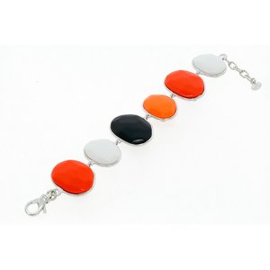 JULY - Uno dei nostri best seller &egrave; JULY, un bracciale in rodio, disponibile in due versioni di resina, che non passa mai di moda! - A.Z. Bigiotterie