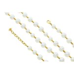 FANNY - FANNY è una classica collana di perle bianche su base oro chiaro, che assicura un look glamour e sofisticato a chi la indossa! - A.Z. Bigiotterie
