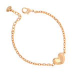 SHAPE OF MY HEART - Are you look for a gift idea? You found it! A nice bracelet perfect to be gifted.
Available in light gold or rose gold. - A.Z. Bigiotterie