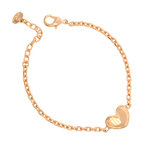 SHAPE OF MY HEART - Are you look for a gift idea? You found it! A nice bracelet perfect to be gifted.
Available in light gold or rose gold. - A.Z. Bigiotterie