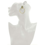 JAGUAR - Wear these earrings to get a rock and roll style!
Jewel in light gold and emerald navettes. - A.Z. Bigiotterie