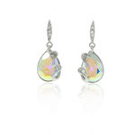AURORA - A magnetic earring made of rodhium and polar lights tones. - A.Z. Bigiotterie